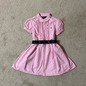 Ralph Lauren 5T Pink Polo Dress NWOT